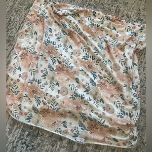 Copper Pearl Autumn Floral Swaddle Blanket